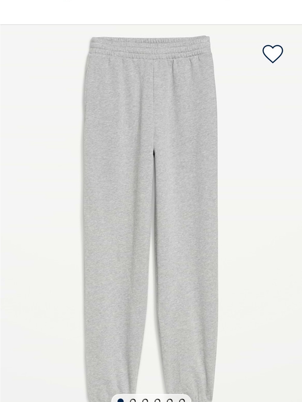 Old Navy Light Heather Gray Women's Joggers - Elastic Waist